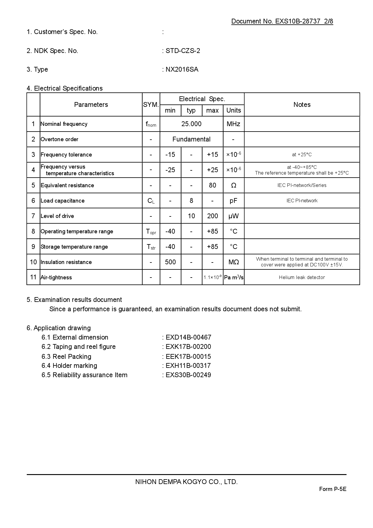 NX2016SA-25MHZ-STD-CZS-2